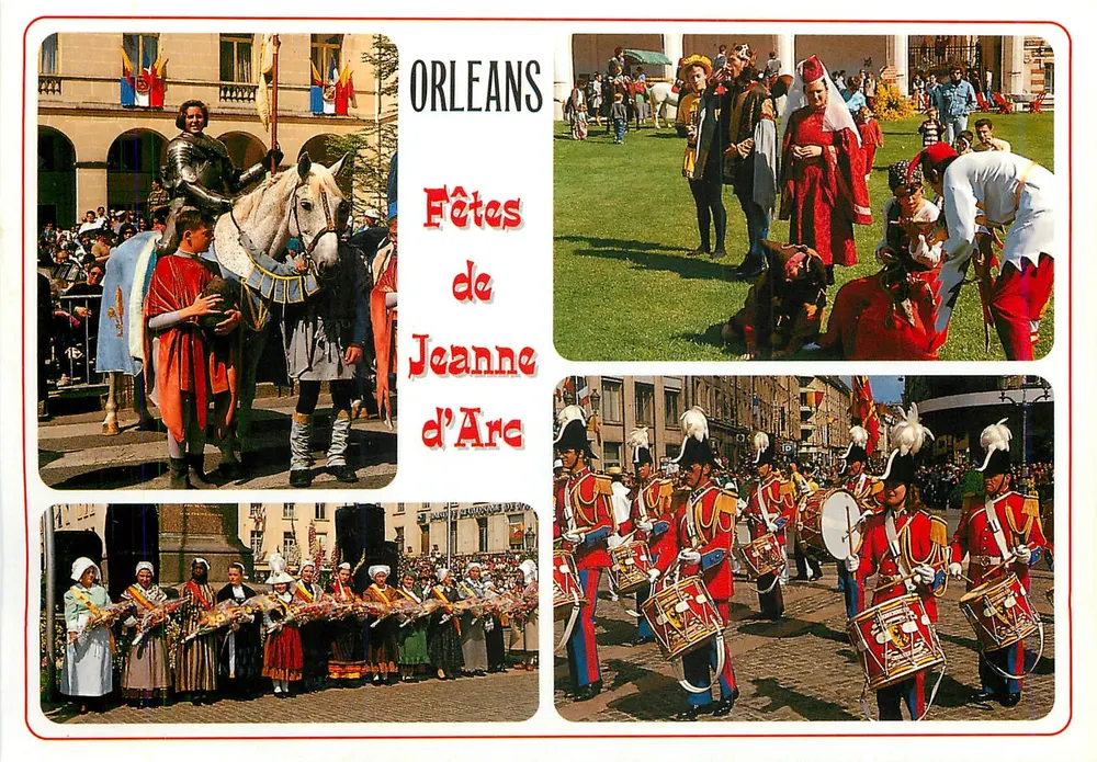 Orléans — Festas de Joana d'Arc — editor não visível - Frente