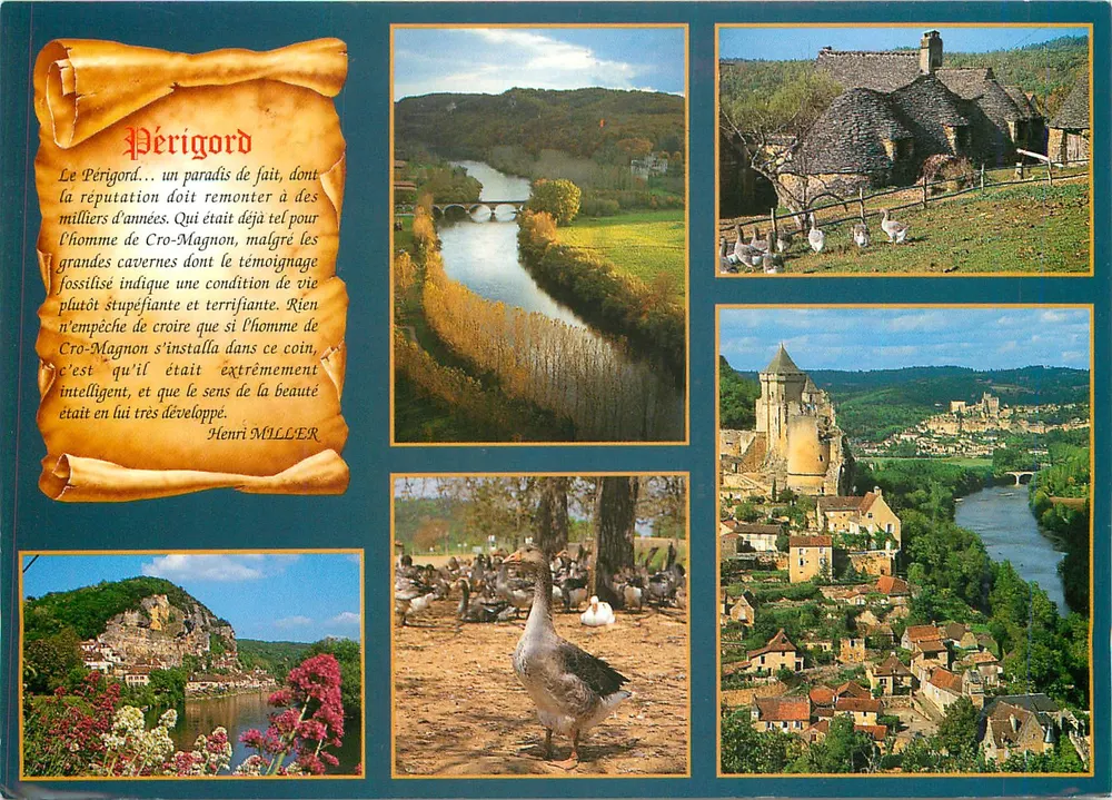 Périgord — Dordogne — Edições RENÉ — n° 4372 - Frente
