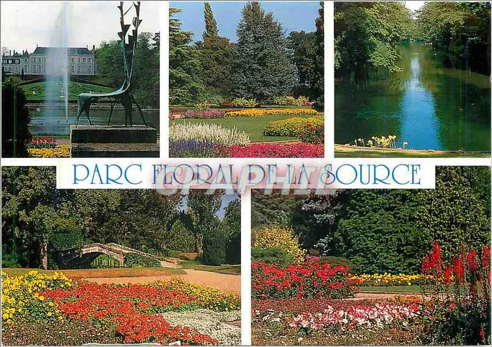 Parque Floral da Fonte — Orléans (Loiret) — n° 1428 - Frente