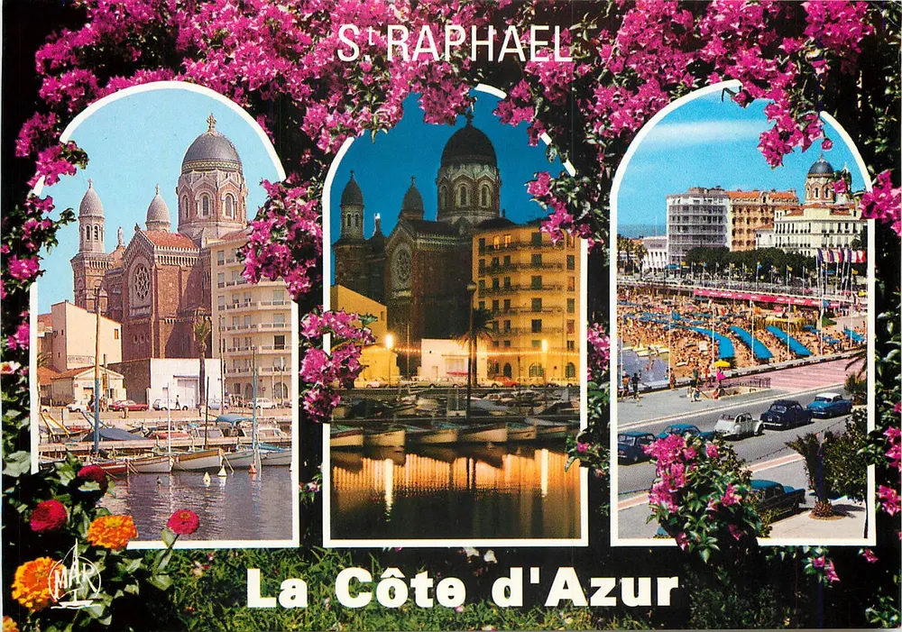 Saint-Raphaël — A Costa Azul — Editor MAR, n° 11613 - Frente