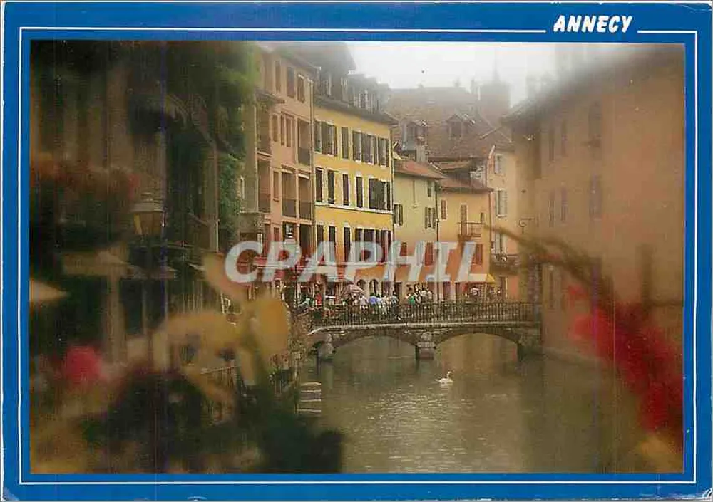 Annecy — Ansicht des Kanals und der Brücke — Craphil - Vorderseite
