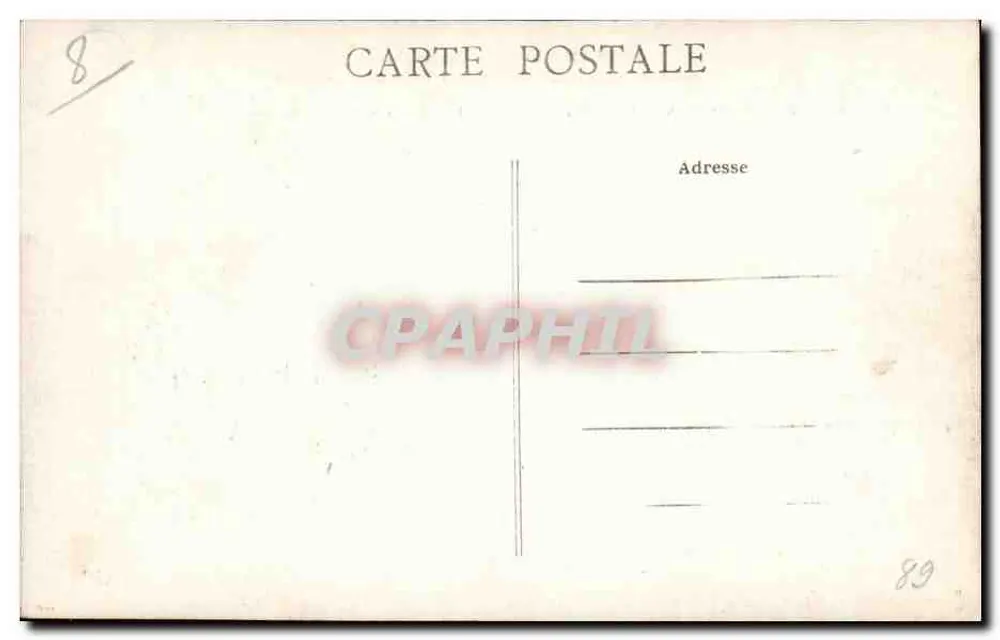Armeau (Yonne) — O Barragem — Coleção J. D. Sons - Verso