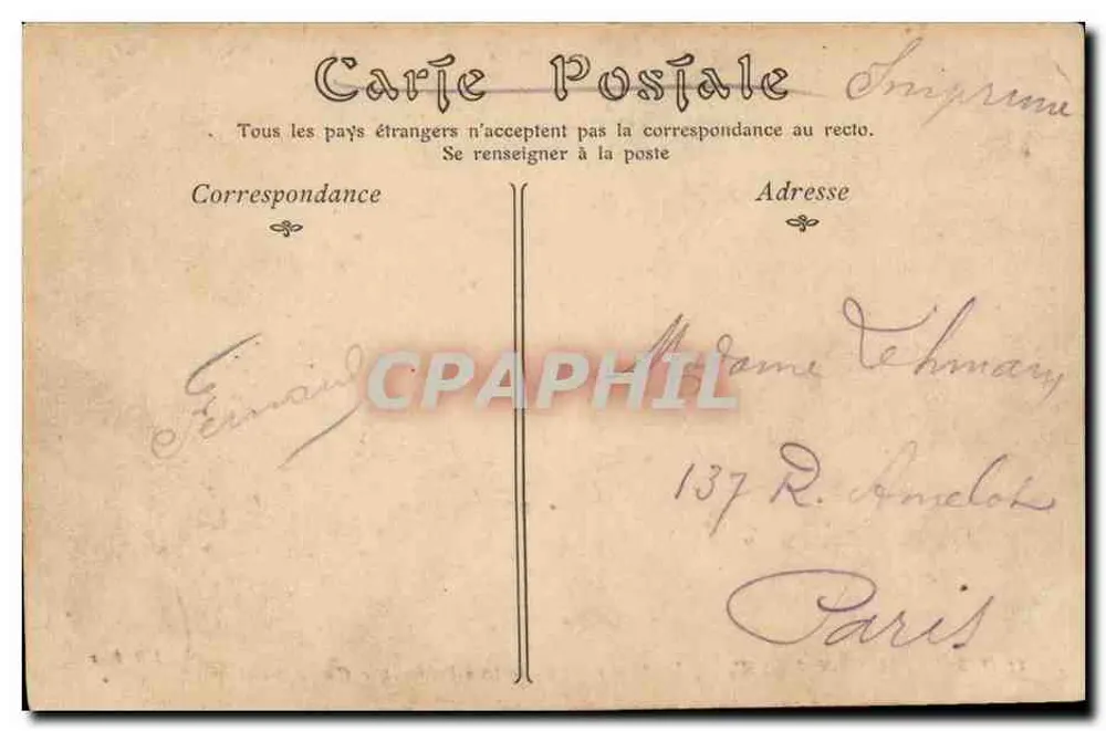 Arcy-sur-Cure — Les Grottes, le Cabinet du Prince et le Chêne Pascal - Verso