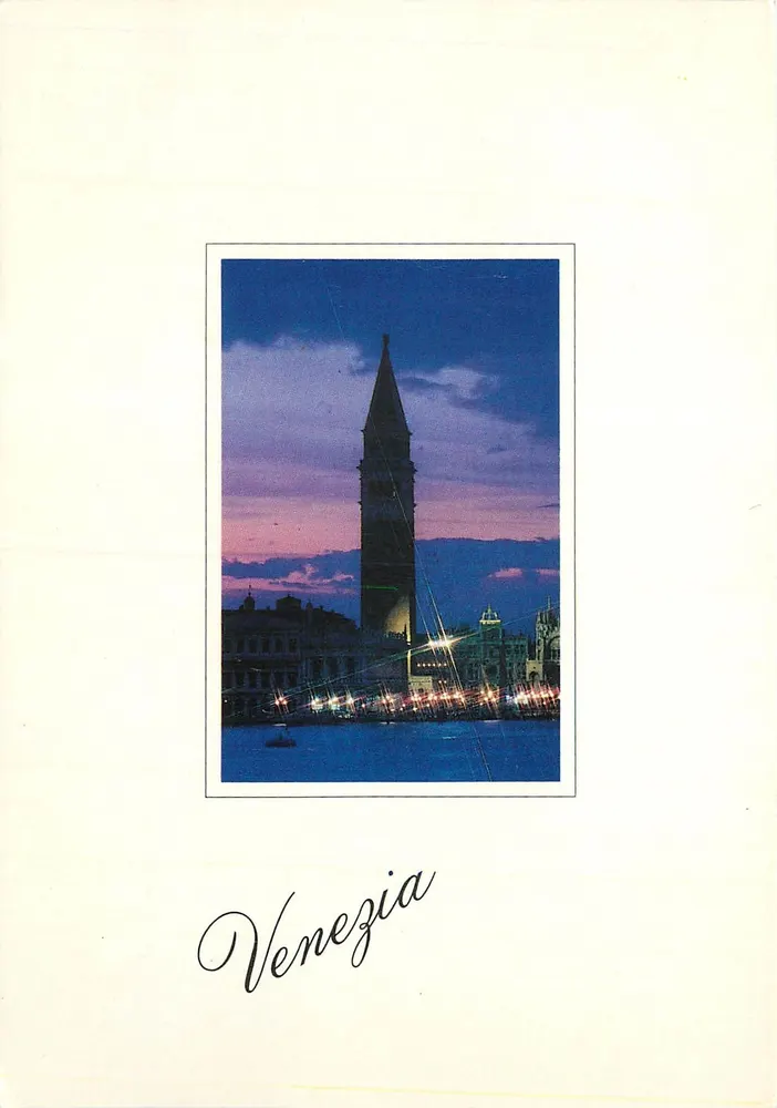 Campanile de San Marco — Veneza — Ed. Géraldine, n° M 19 - Frente