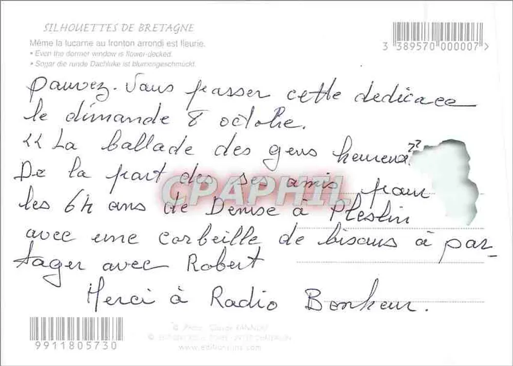 Dom bretoński — Bretania - Rewers