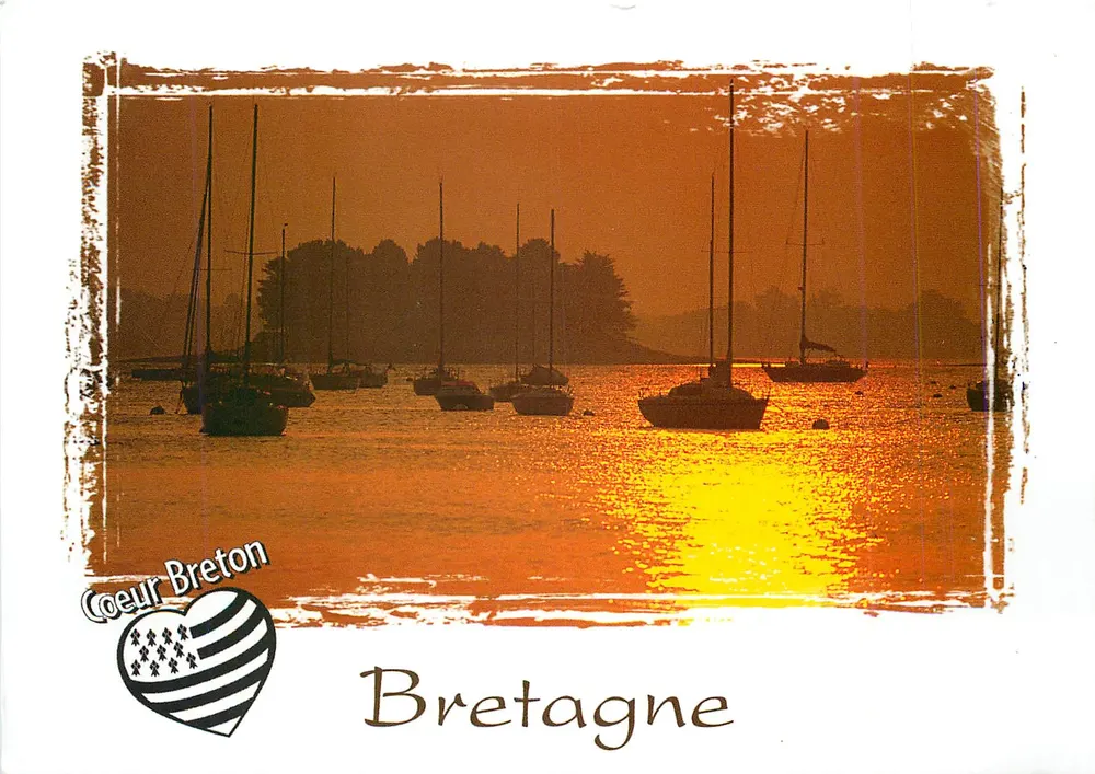 Coração Bretão — Bretanha — editor desconhecido, número de série não visível - Frente