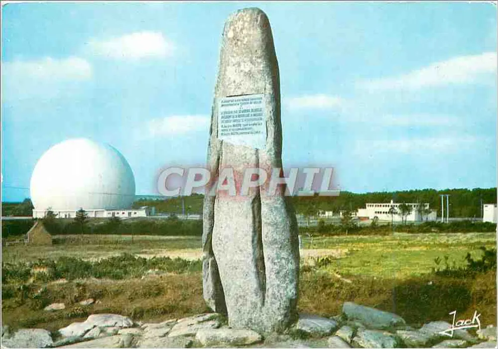 Transatlantische Weltraumfernsehstation — Pleumeur-Bodou — Verlag Artack, n° 10069 - Vorderseite