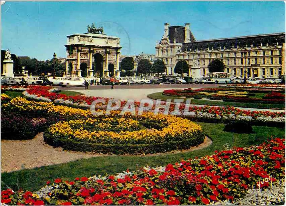 Jardin des Tuileries und der Arc de Triomphe — Paris — Kunstausgabe von S.P.A.D.E.M. n°79 - Vorderseite