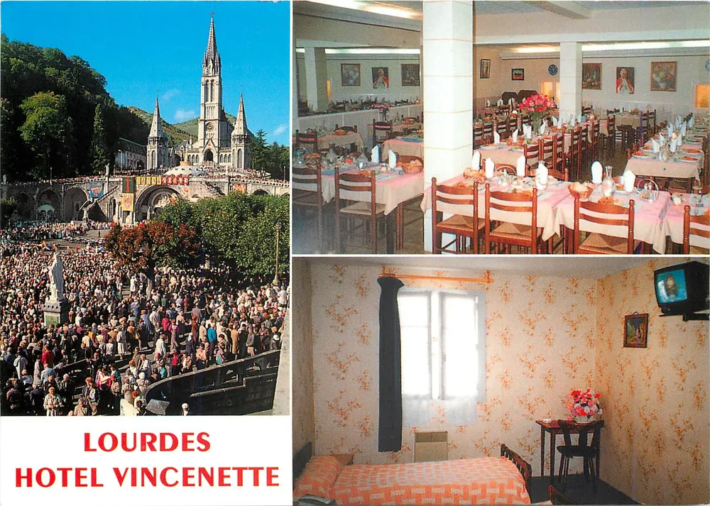 Lourdes — Hotel Vincenette — Edição Edlux - Frente