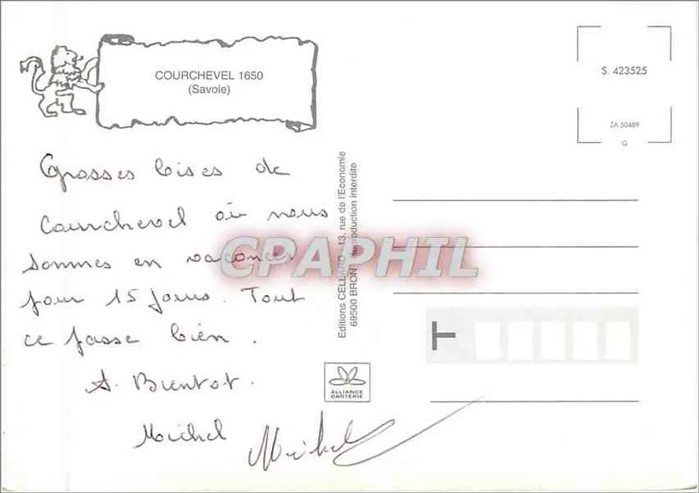 Courchevel 1650 — Savoie — Edições CEBURO - Verso