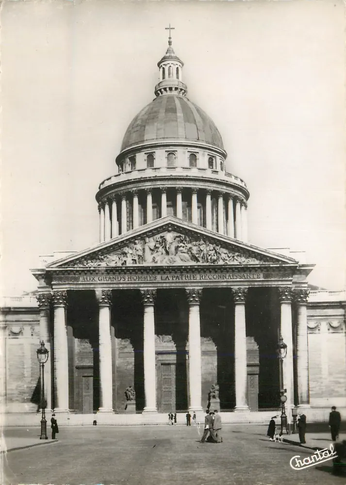 O Panteão — Paris — Éditions Chantal - Frente