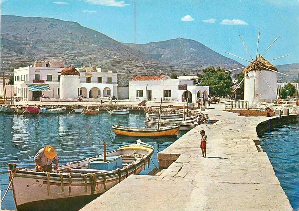 Paros — Port of Paros — Publisher not visible, series number not legible - Front