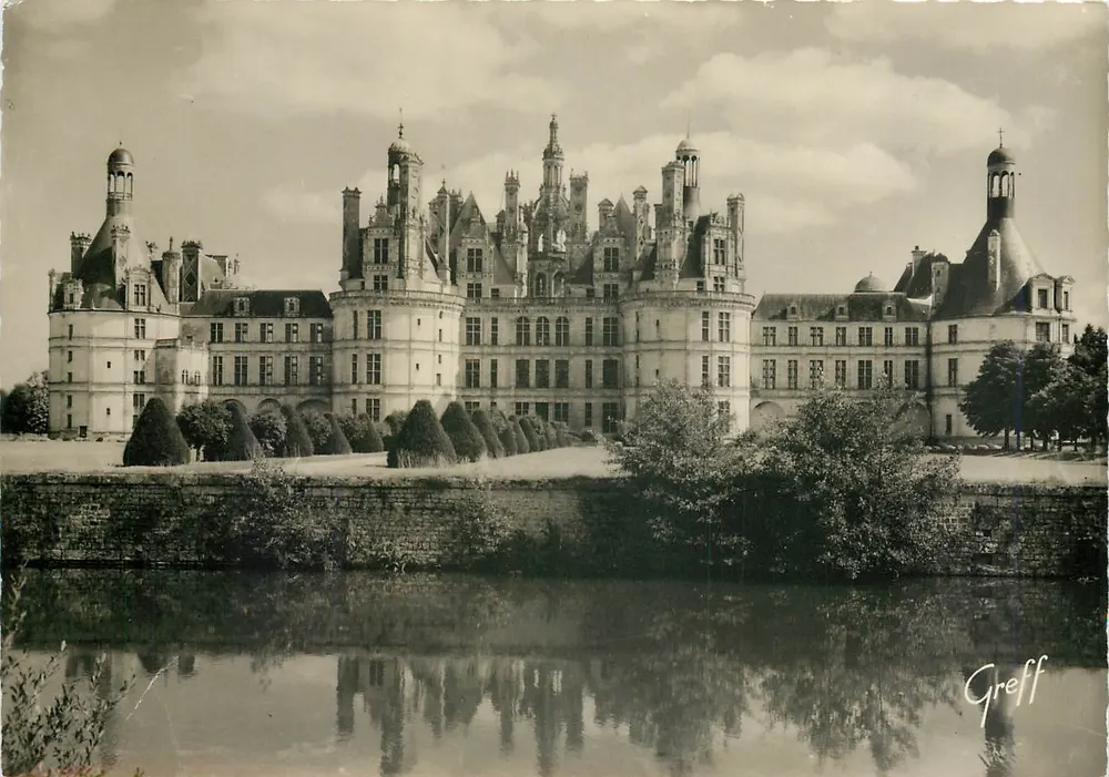 Schloss Chambord — Nordfassade — Greff - Vorderseite