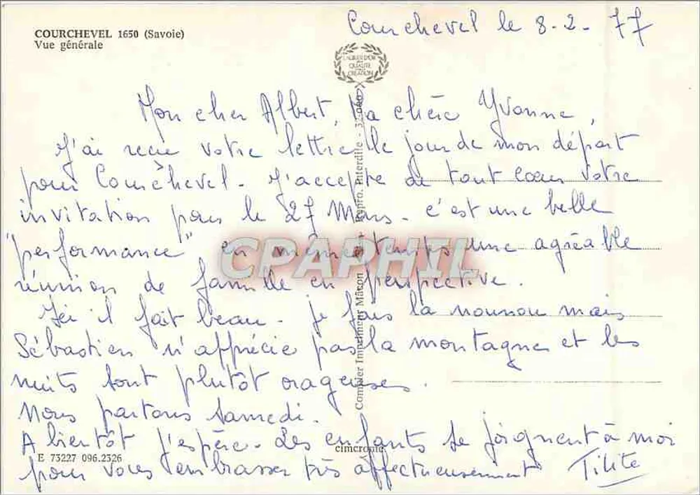 Courchevel — Algemene uitzicht — Cirey - Achterkant
