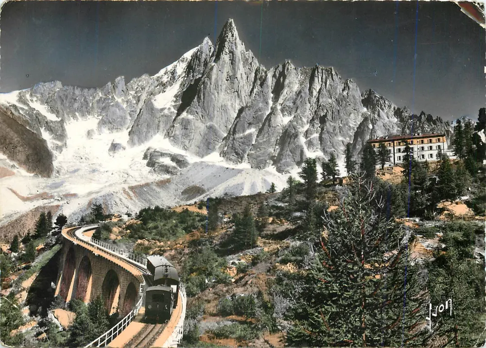 Die Dru-Nadel und das Hotel du Montenvers — Flumei, n° 766 - Vorderseite
