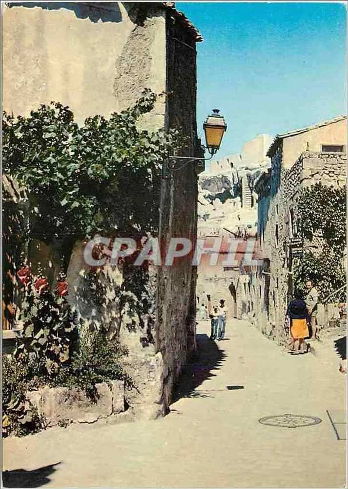 Les Baux-de-Provence — Alte Straße, im Hintergrund das Schloss auf seinem Felsen — Éditions de Provence G.A.L. - Vorderseite