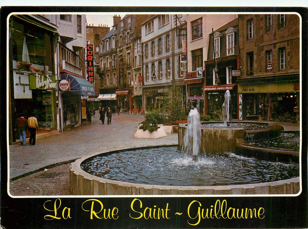 La Rue Saint-Guillaume — Saint-Brieuc — Éditions d'Art Louanneec n°4248 - Recto