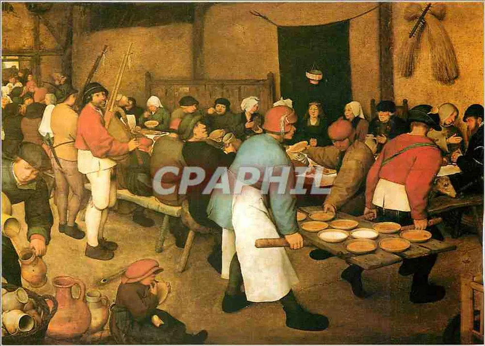 Die Bauernhochzeit — Pieter Brueghel (1525-1569) — ungezeichnete Ausgabe - Vorderseite