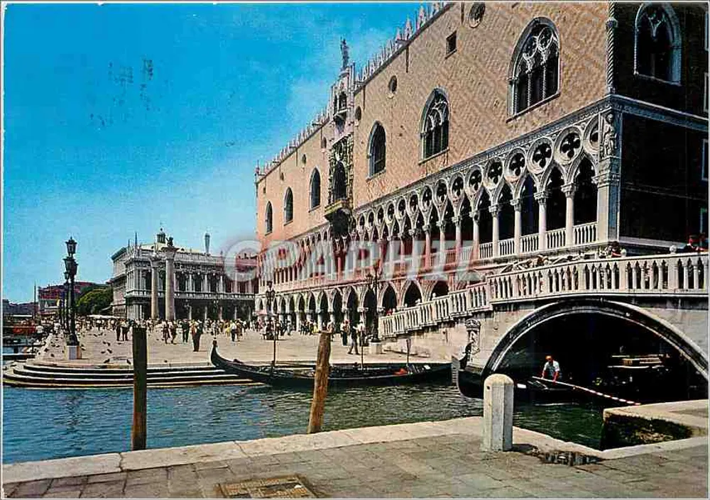 Venezia - Palazzo Ducale e il molo — editore Rotaloto, n° 423 - Recto