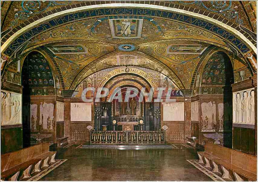 Cripta de Saint-Bénédict — Abbazia di Montecassino — editor Marconi - Frente