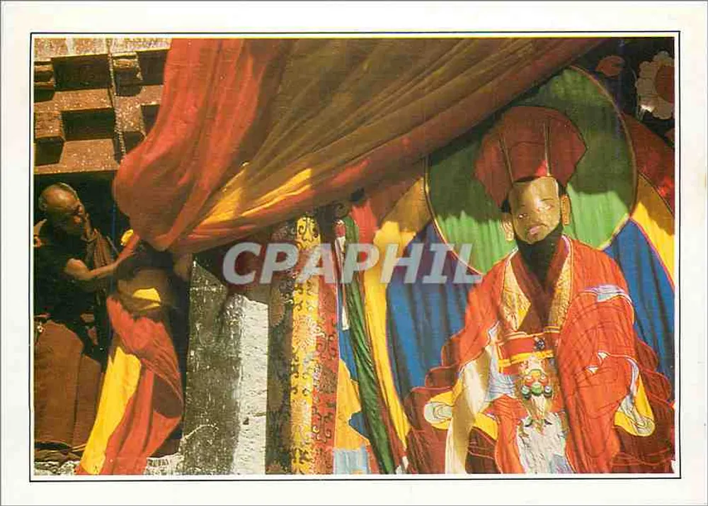 Jährliches Fest am Hemis-Kloster — Ladakh, Indien — C.L.E.-Ausgabe Nr. XIII-A-1 - Vorderseite