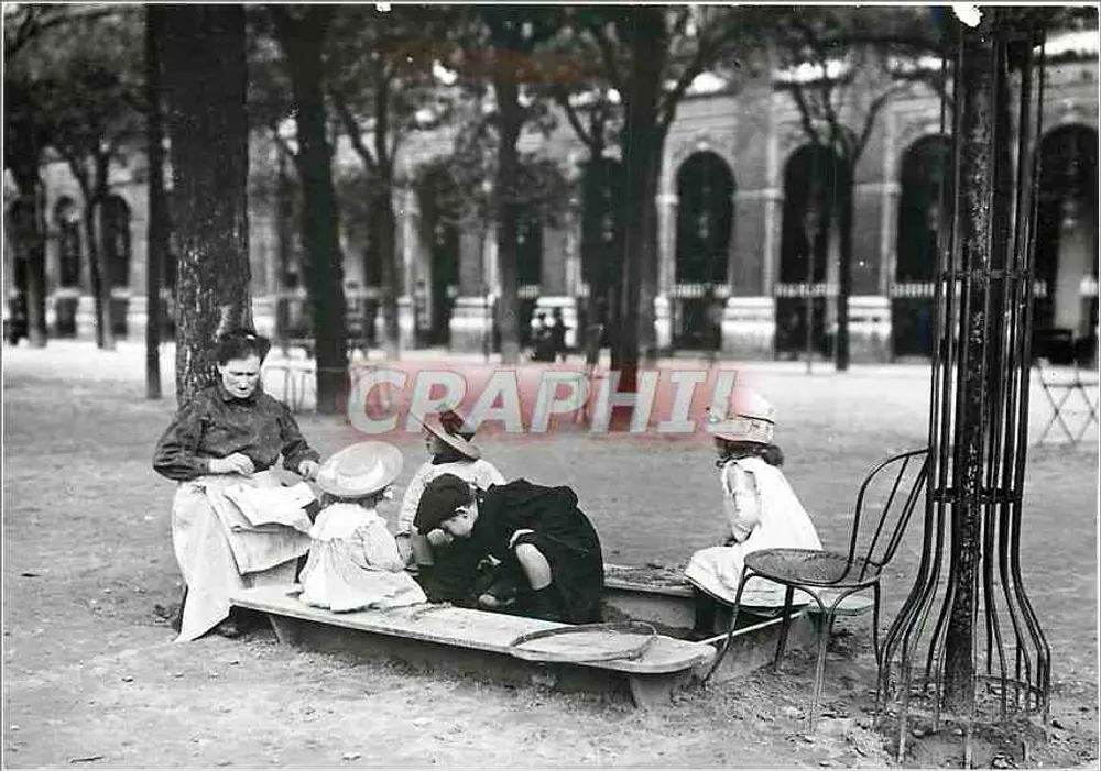 Jardim do Palácio-Royal — Paris 1900 — Edições J.-Jaurès - Frente