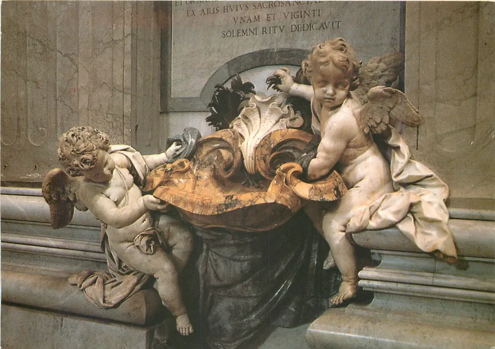 Fonte da água bendita — Basílica de São Pedro — editor Plurigraf, n°228 - Frente
