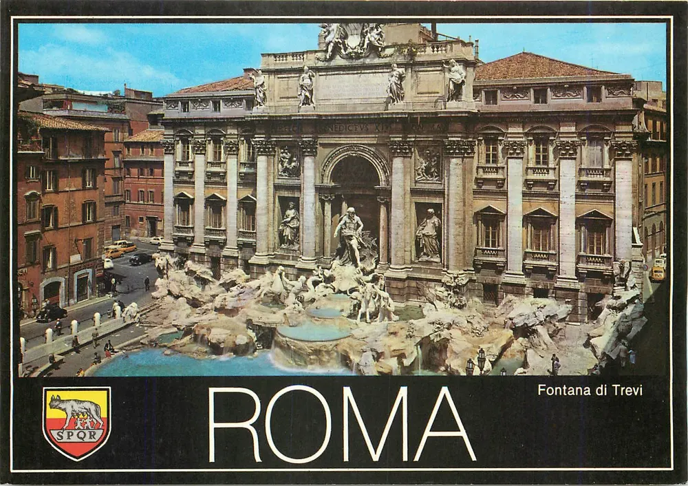 Fontana di Trevi — Roma — Edição D. EDI.T. s.r.l. - Frente