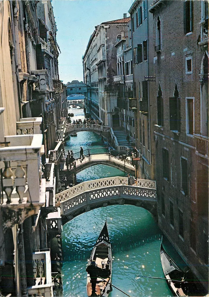 Veneza — Canal da Canonica — Ed. G. F. Zerella VE, n° 234 - Frente