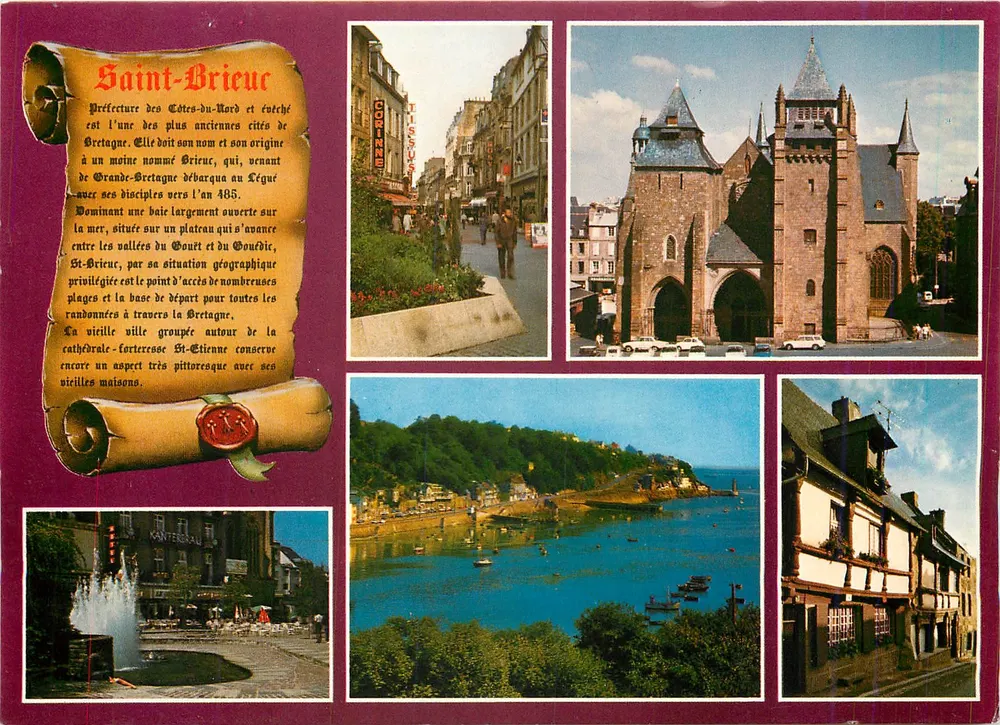 Saint-Brieuc — Präfektur der Côtes-du-Nord, Stadt der Bretagne — Éditions d'Art St-Guillaume - Vorderseite