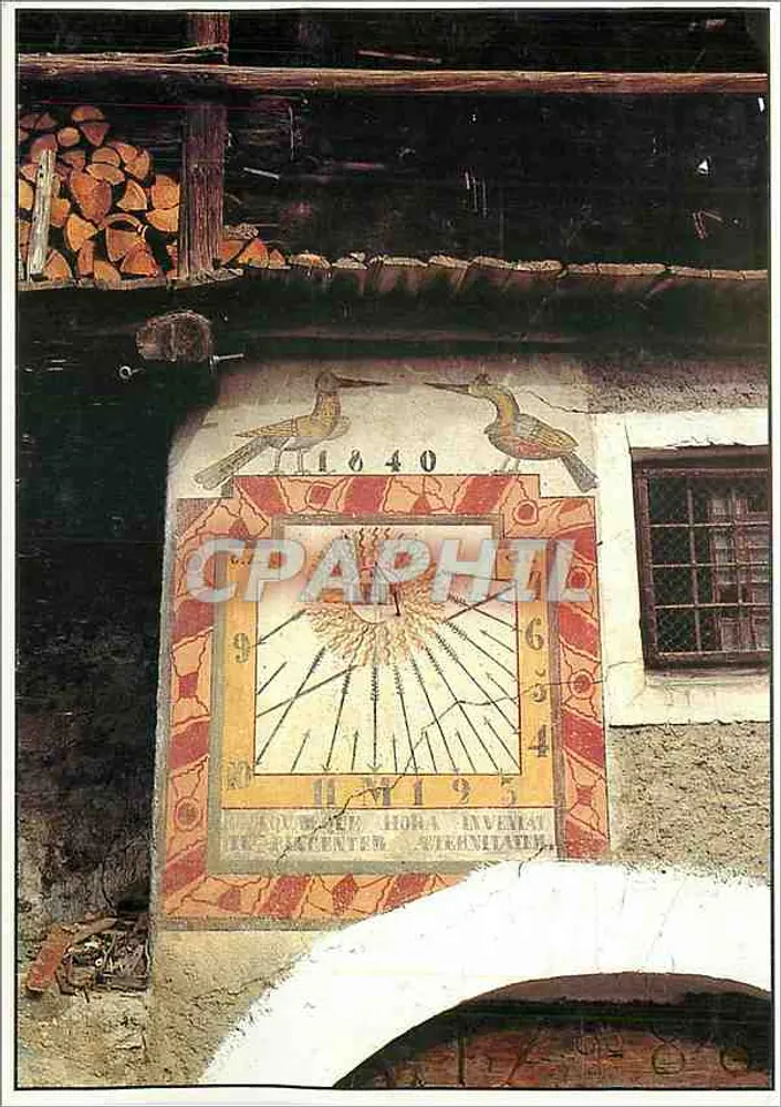 Cadran solaire à Saint-Véran — 1840 — Collection 1984 - Recto