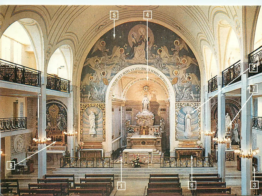 Innenraum der Kapelle der Miraculous Medal — Paris — n° 80/02 - Vorderseite