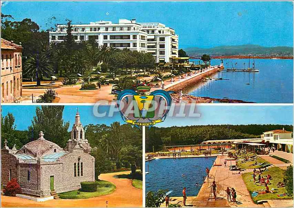 La Toja (Pontevedra) — Grand Hôtel, Chapelle, Piscine — Éditions Arribas - Recto