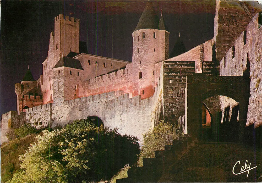Castelnaud-la-Chapelle — vista noturna — Éditions de Luxe, N. 4218 - Frente
