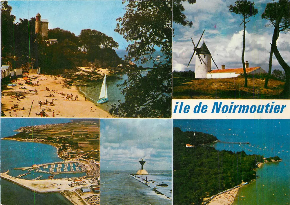 Île de Noirmoutier — Panoramic View — Édition du Vieux-Chouan - Front