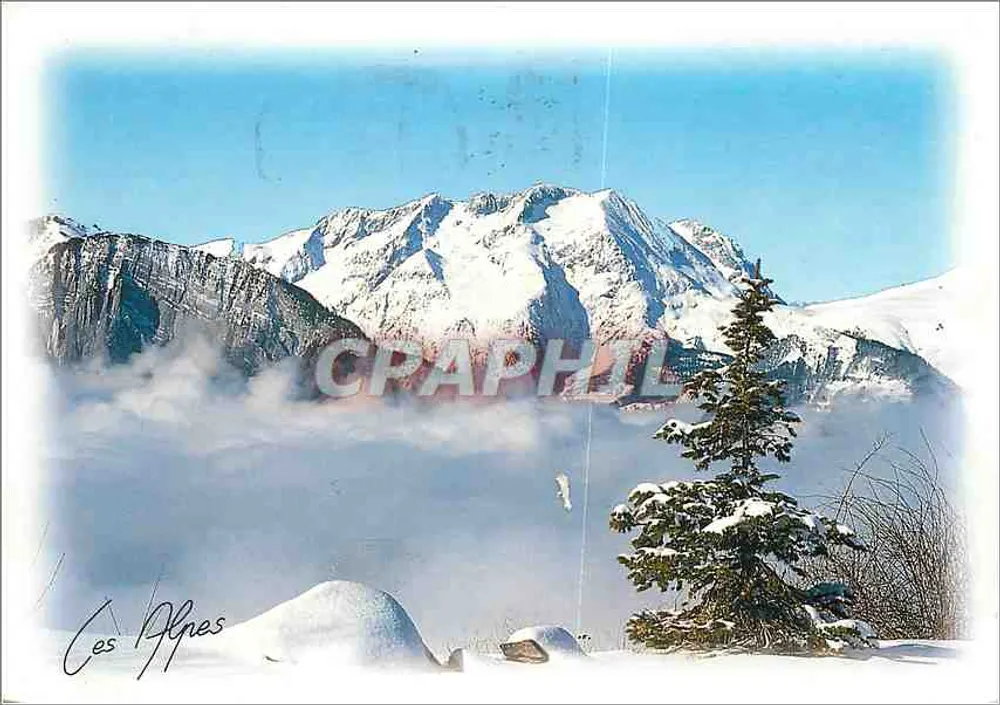 As Alpes — vista nevada — Edições Cella & Cie, série Quatro Estações - Frente