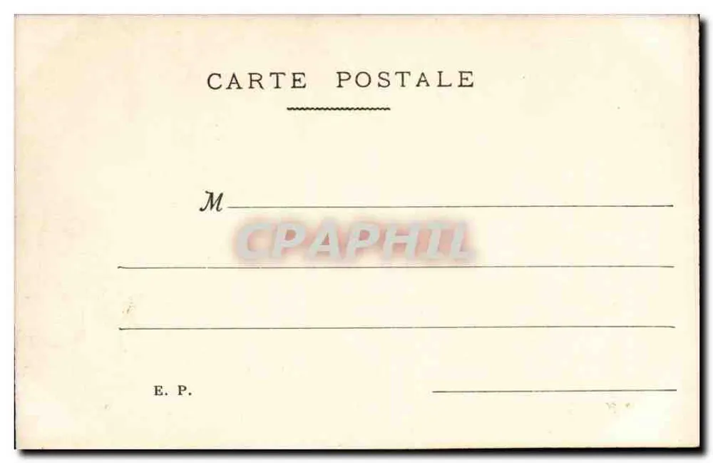 Sujet féminin en costume de scène — Margill — E.P. - Verso