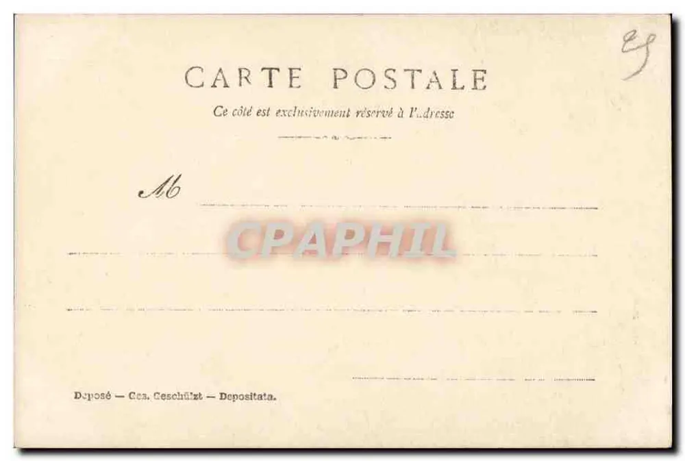 Jovem mulher com chapéu de renda — editor A&S n°277 - Verso