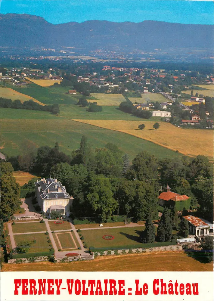 Ferney-Voltaire : Das Schloss — Luftbild — Verlag Spadem, Nr. 971 - Vorderseite