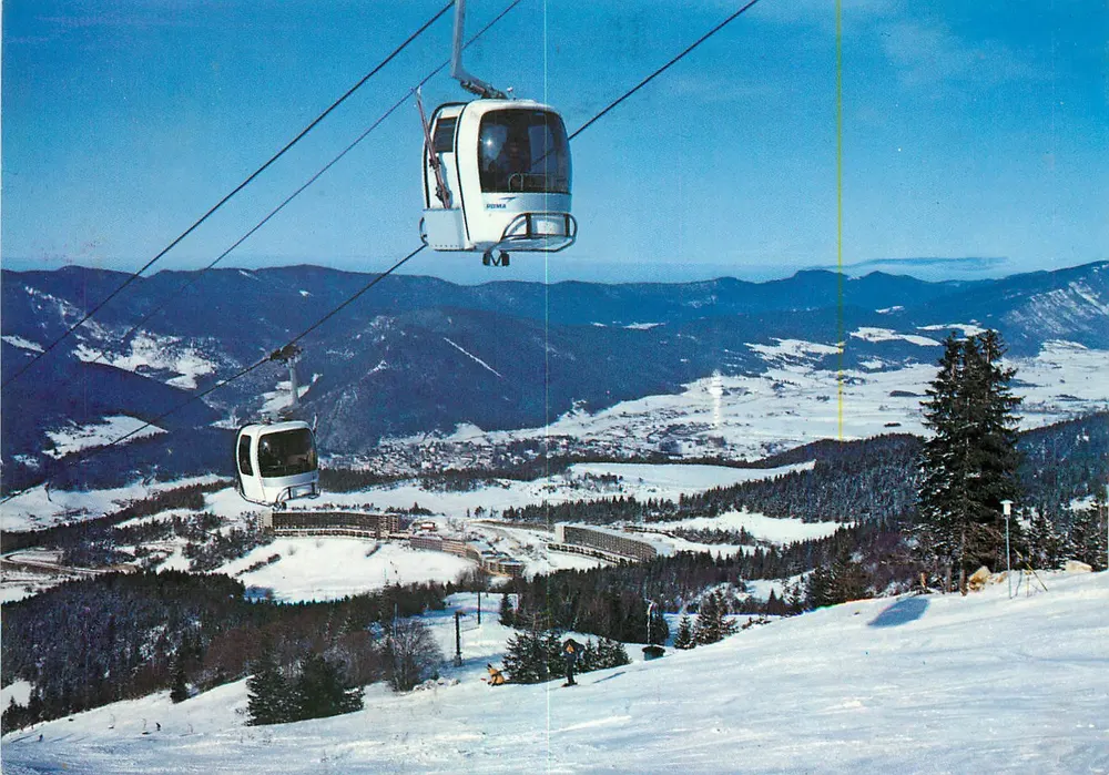Villard-de-Lans (Isère) — Téléphérique de la Côte 2000 — Éditeur S.F.A.D.E.M. n° 1.506 - Recto