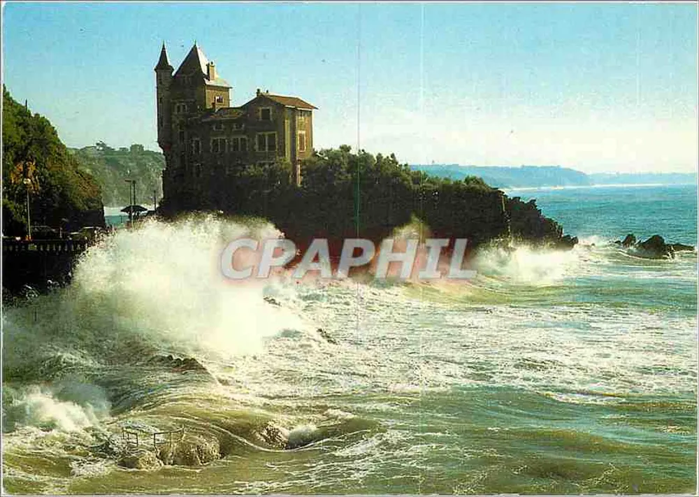 Tempestade sobre a villa Belza — Biarritz — Edições Lavielle - Frente