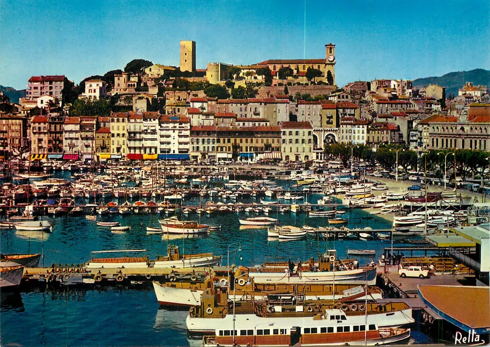Cannes — Quai Saint-Pierre und der Suquet — Éditions Rella - Vorderseite
