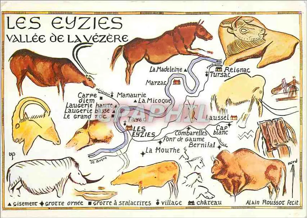 Les Eyzies — Dolina Vézère — Alain Roussot - Awers