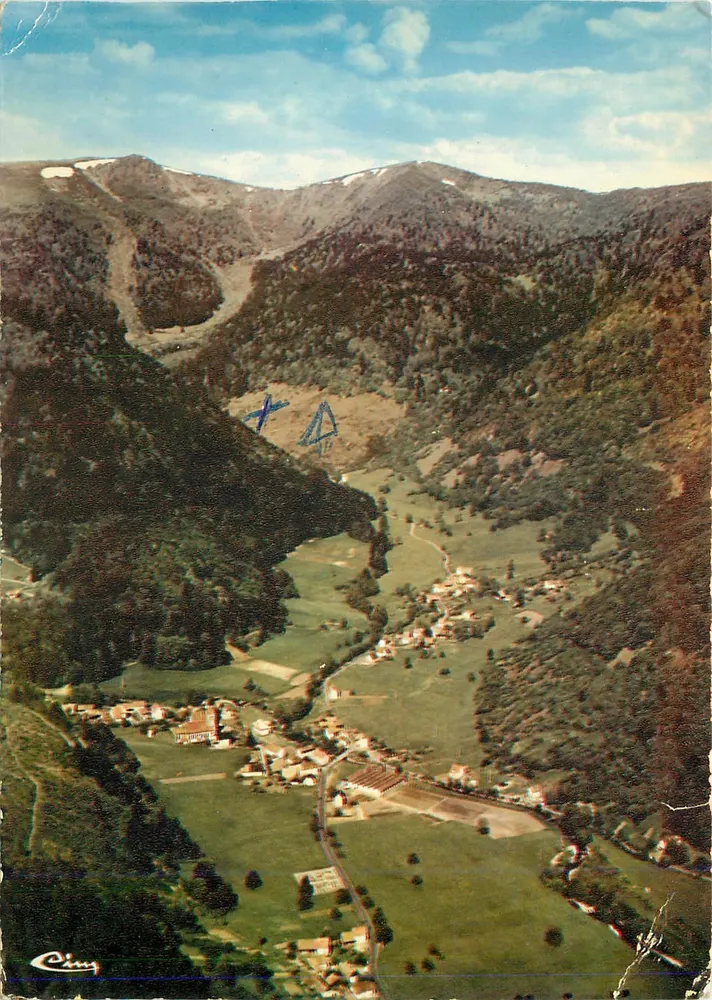 Mittlach (Ht-Rhin) — vista general aérea — CIMCOLOR - Anverso