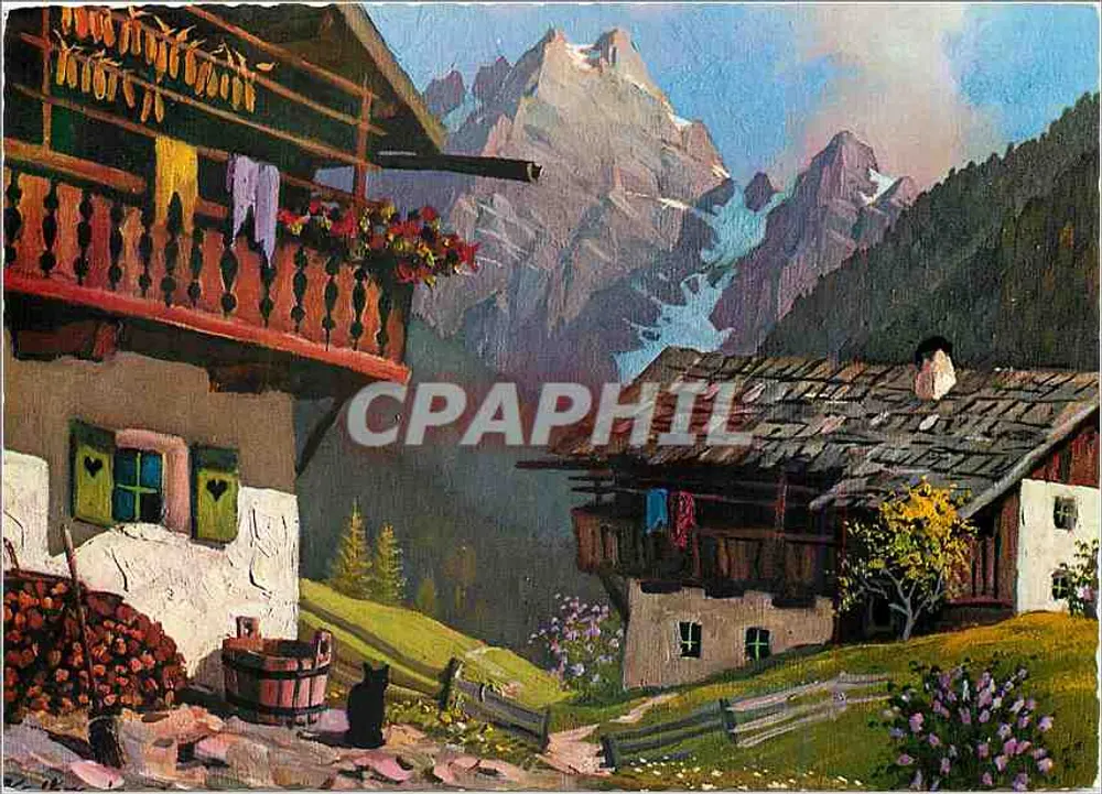 Wioska alpejska — zasne góry — Nachbarhöfe Original Kothmair, Innsbruck - Awers