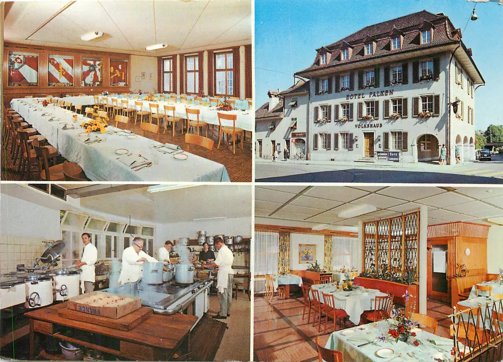 Hotel Falken Volkshaus — Solothurn/Svizzera - Recto