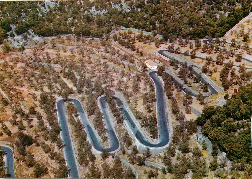 Soller — Luftbild der Coll Straße — NEVCOLOR AE. 614 - Vorderseite