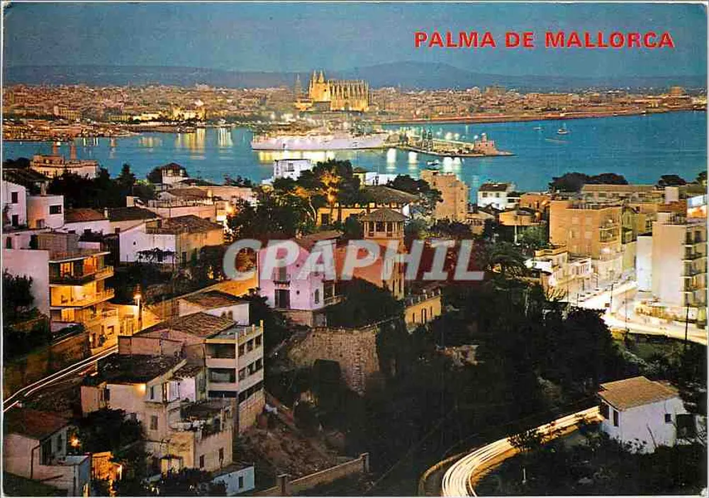 Palma de Mallorca — General View at Night — GrapHil - Front