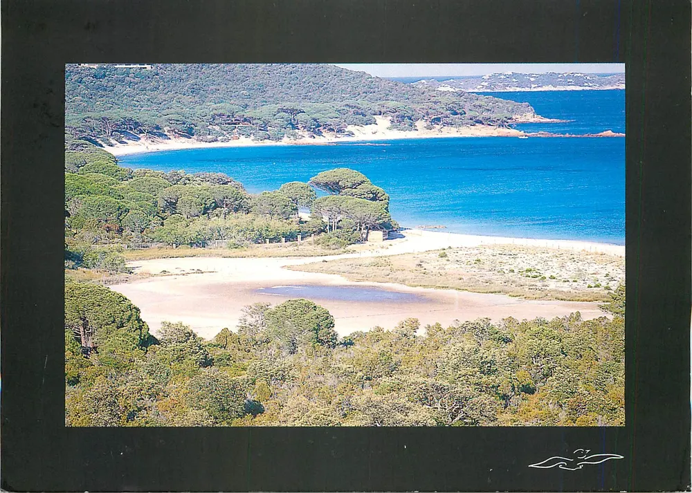 Praia da Palombaggia — Córsega — Edições LA GOELLE - Frente