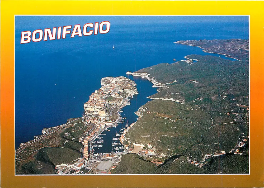 Bonifacio — vista aérea — S.M.R. Desjoubert Edição, n°13-031 - Frente